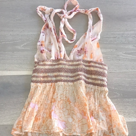 Free People Brinkley  Paisley Halter Size Small - Picture 6 of 7